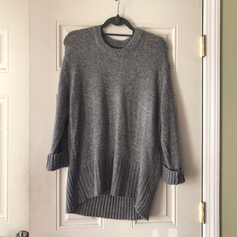 Zara knit grey sweater